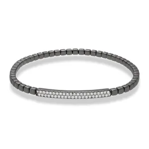 0.46ctw, 18K Black Gold Tresore Stretch Bracelet