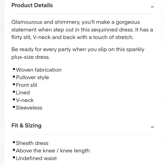 1. State Phoebe Slip Rich Black Time Sequins Dress Size 14W Above Knee Cocktail