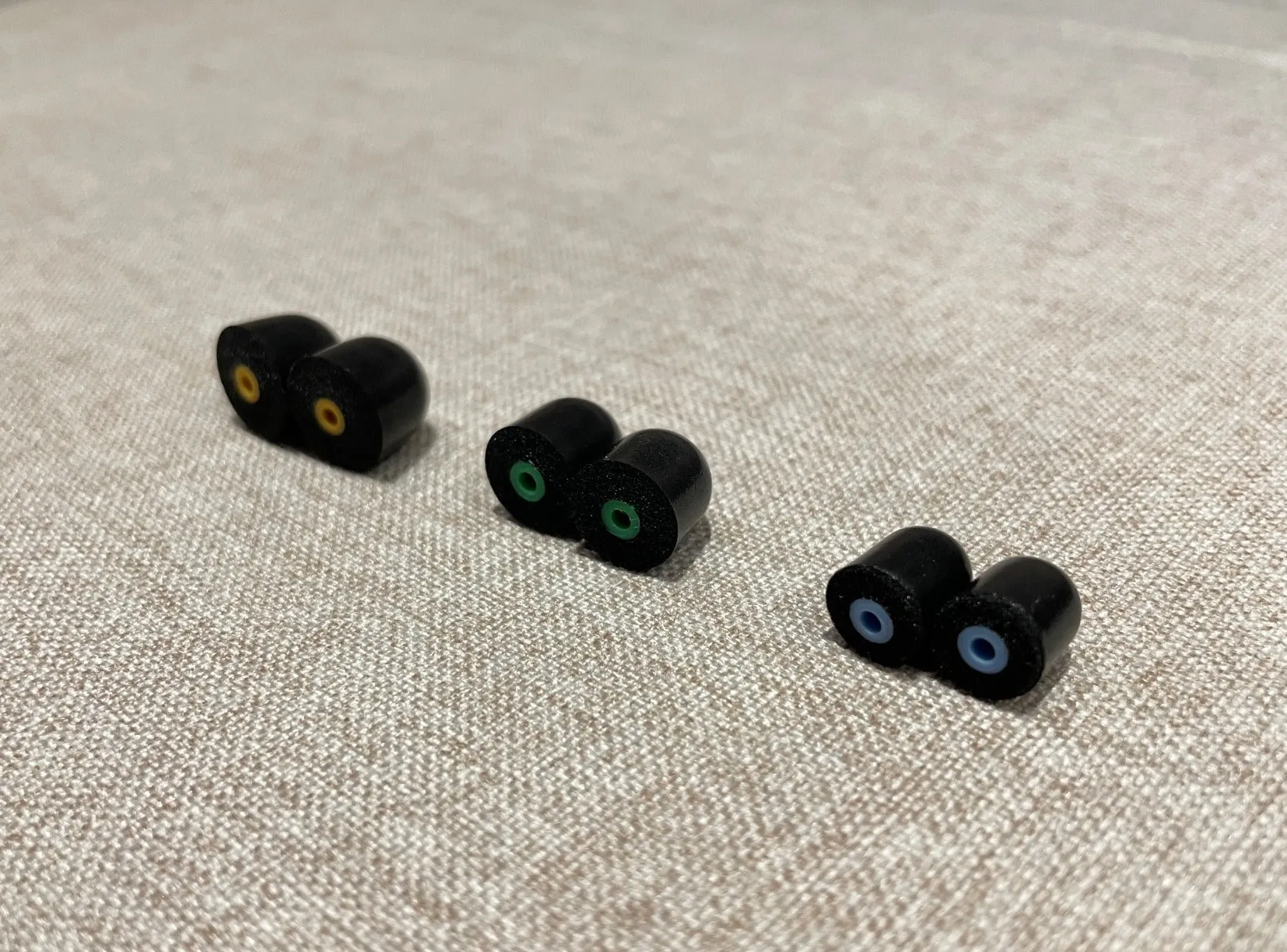 [2-Pack] ATTENU8 Replacement Memory Foam Tips - 3 Sizes