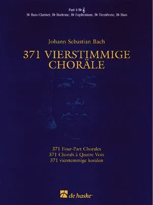 371 FOUR PART CHORALES PART 4 B FLAT TREBLE CLEF