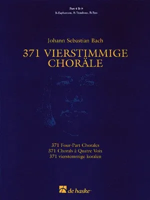 371 FOUR PART CHORALES PART 4 E FLAT TREBLE CLEF