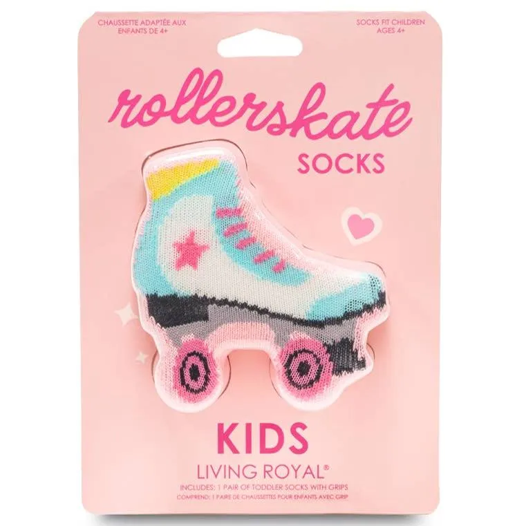 3D Roller Skate Crew Socks