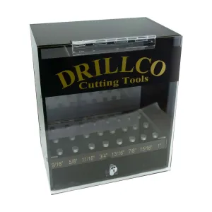 8 Pc SPR Flut Nitro Reamer Display - 4285N | Drillco 428N8D