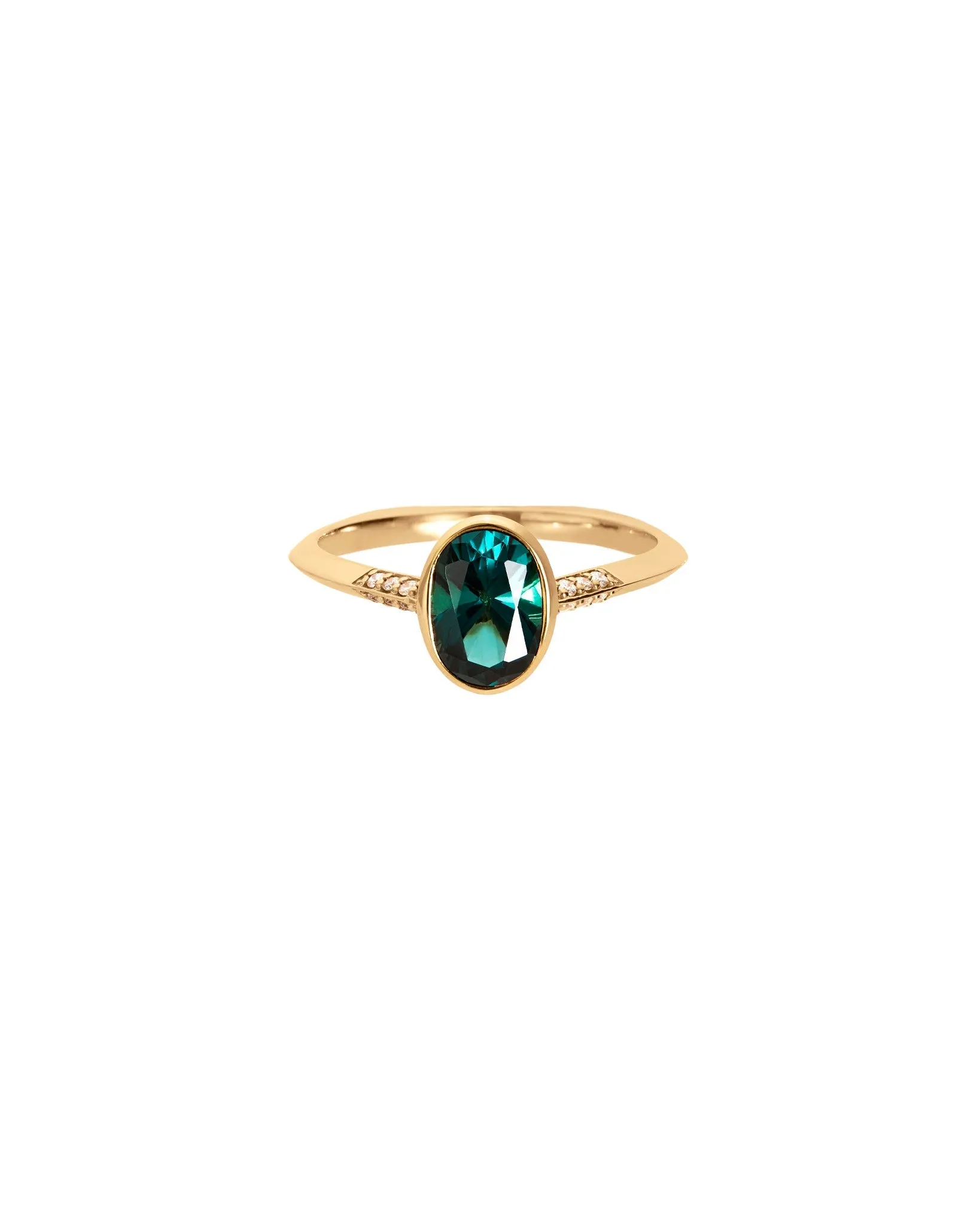 Acoustic Pavé   Marquise Outline Wedding Ring Set