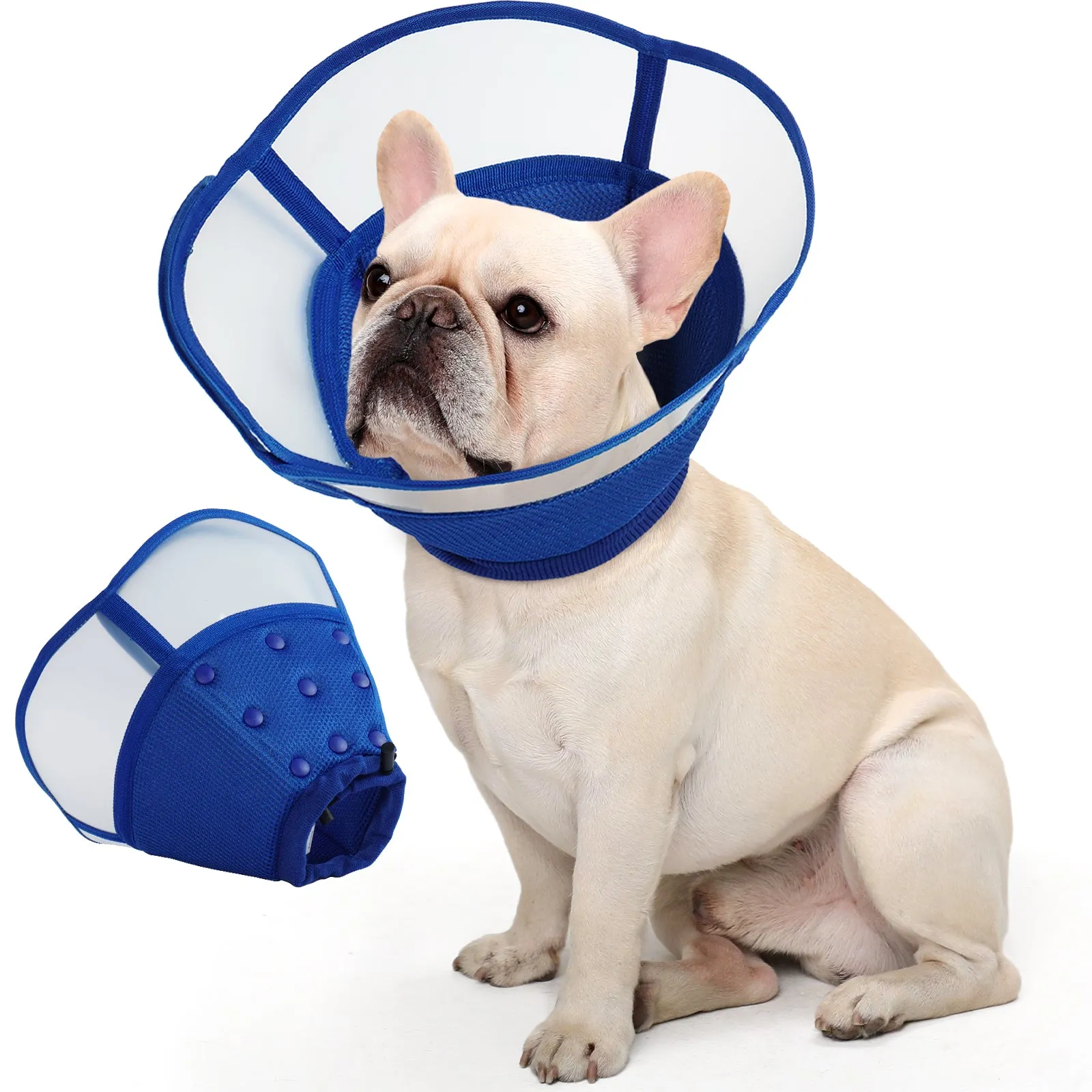 Adjustable Dog Cones for Dogs to Stop Licking