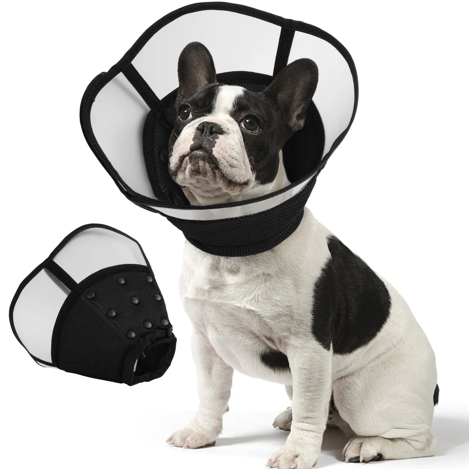 Adjustable Dog Cones for Dogs to Stop Licking