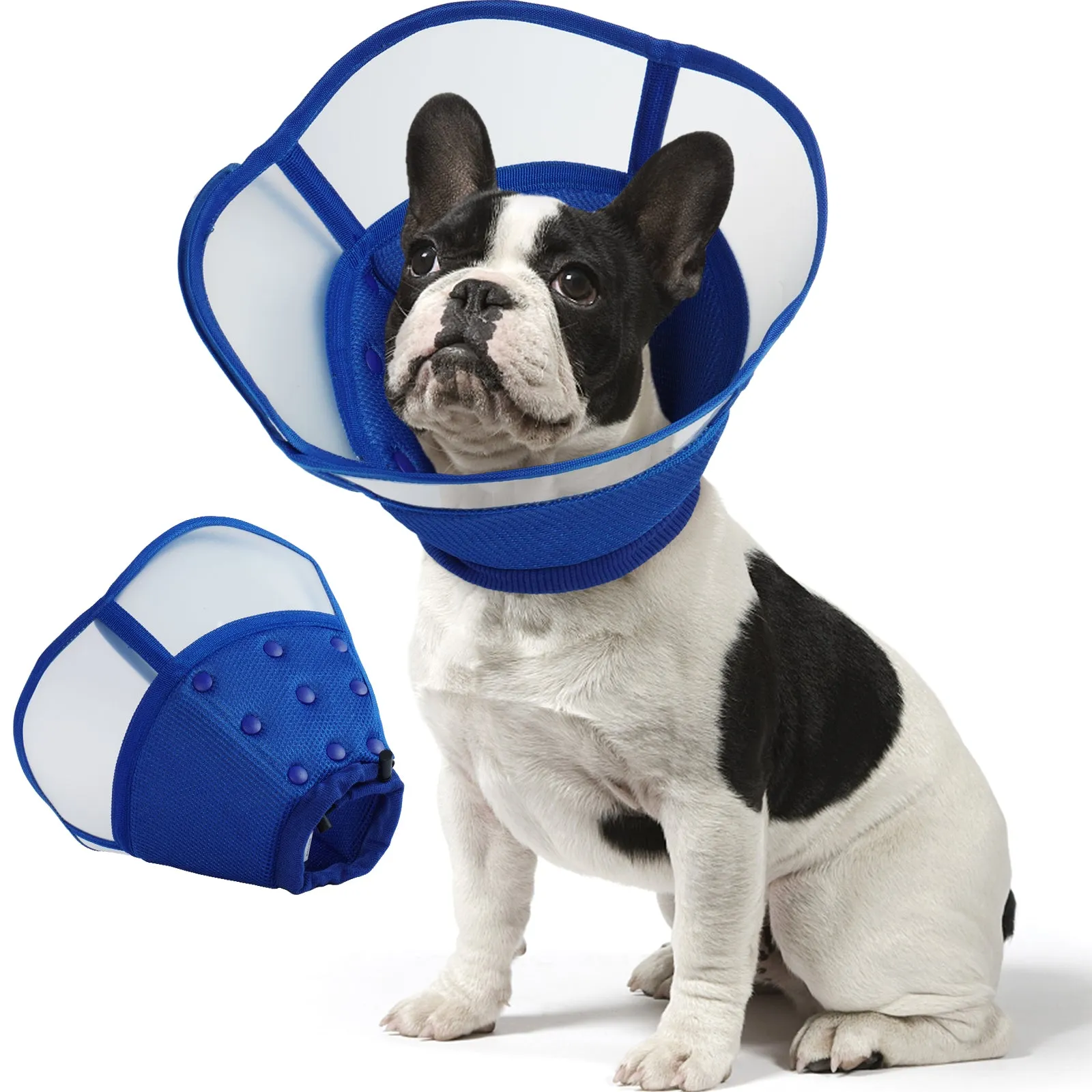 Adjustable Dog Cones for Dogs to Stop Licking