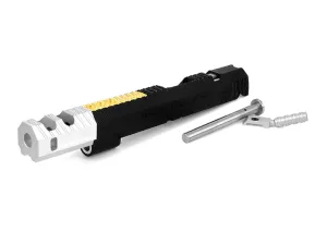 Airsoft Masterpiece Infinity IMM Cross Ver.4 (Sun) Open Slide Kit (Black / Silver)