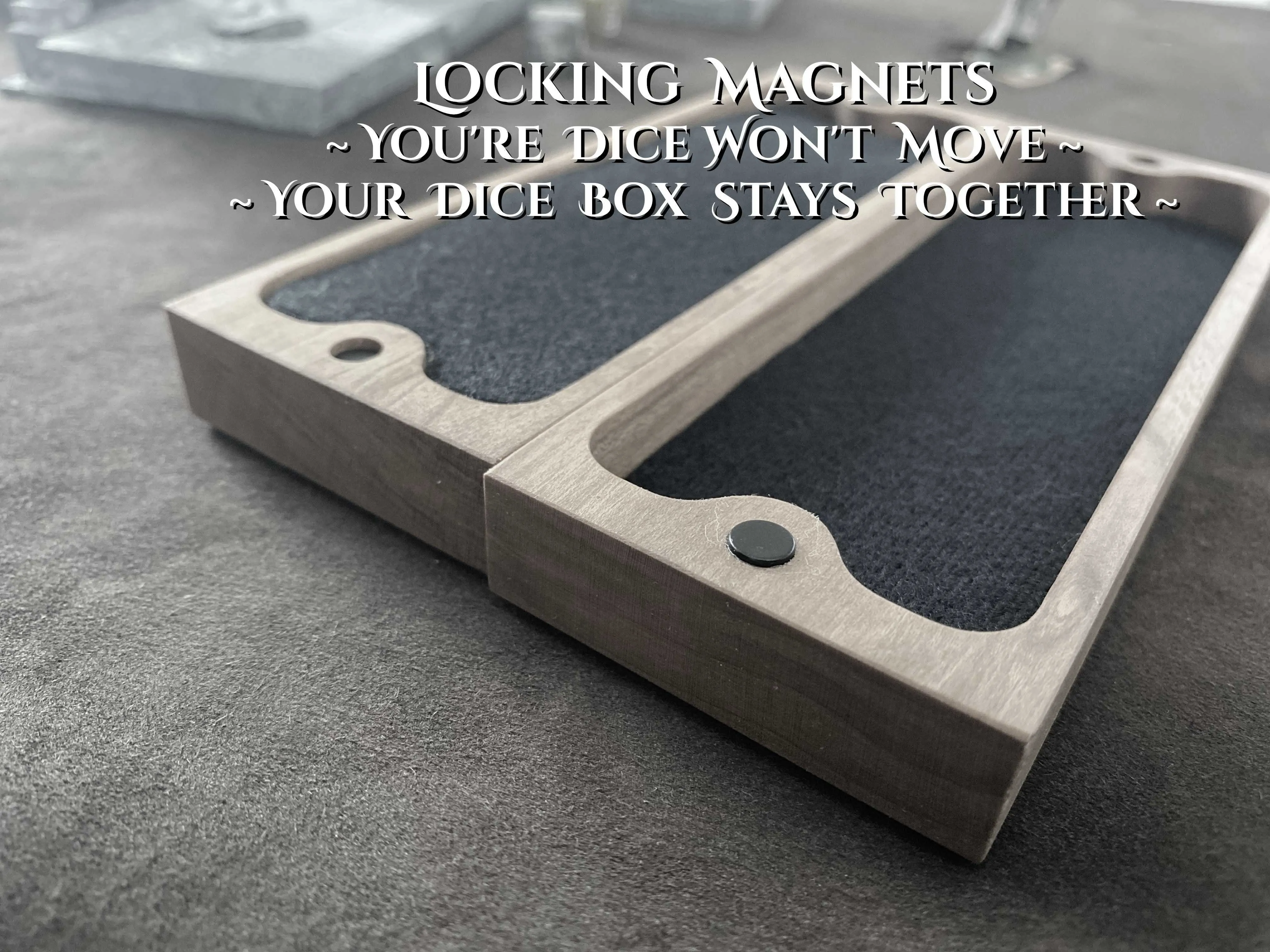 Amaranth Magnetic Dice Box - Nomads Armory