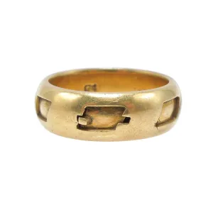 Antique Victorian Mourning Ring with Trap Windows and Hair Intact (ca. 1885)