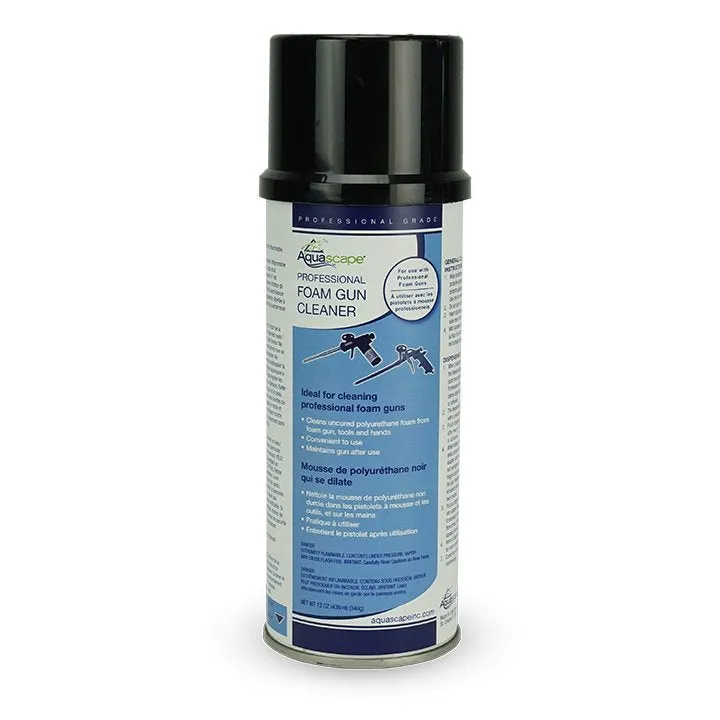 Aquascape Professional Black Waterfall Foam & Professional Foam Gun Cleaner