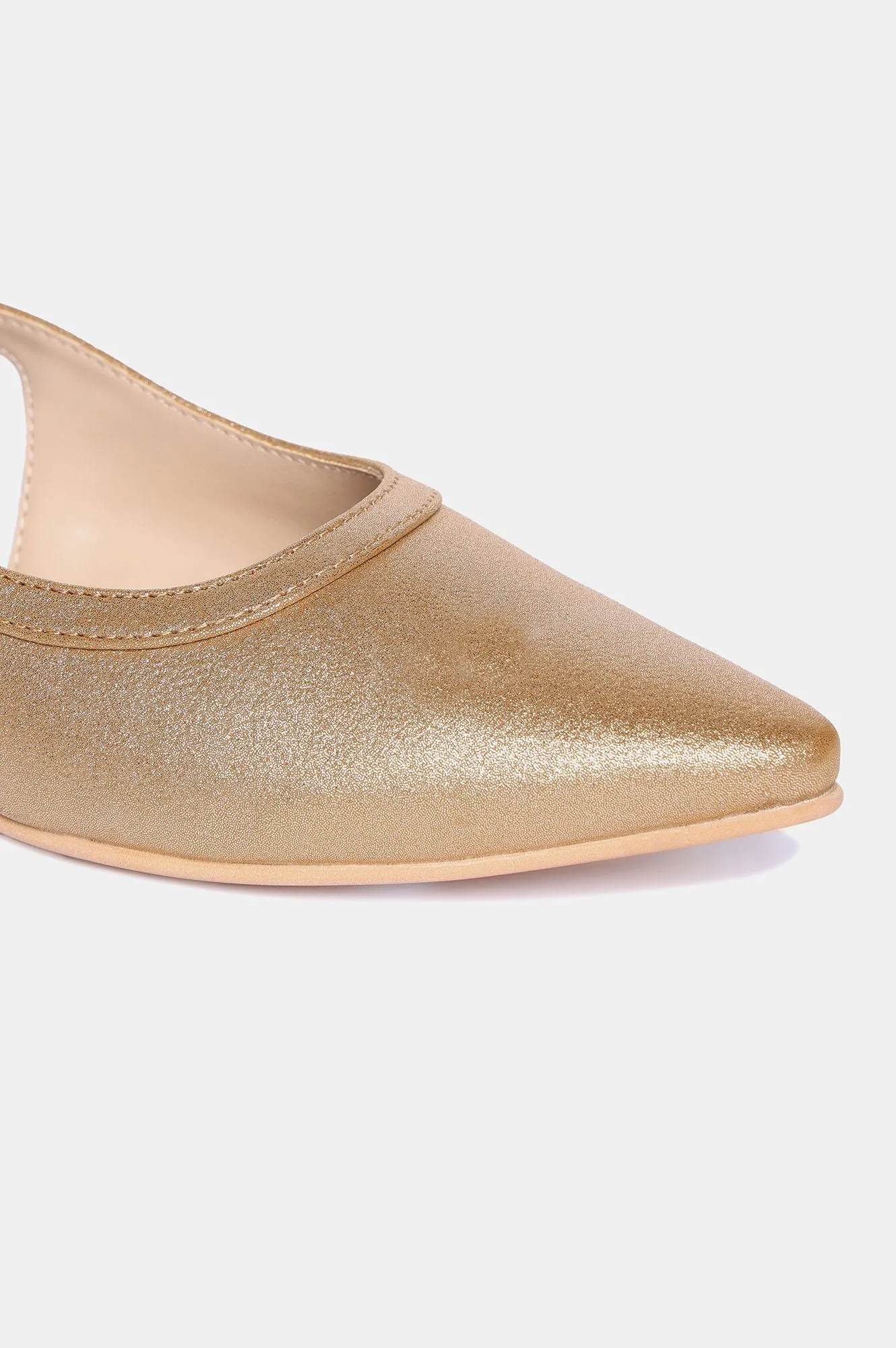 AURELIA GOLD Pointed Toe Flat-ZCELIA