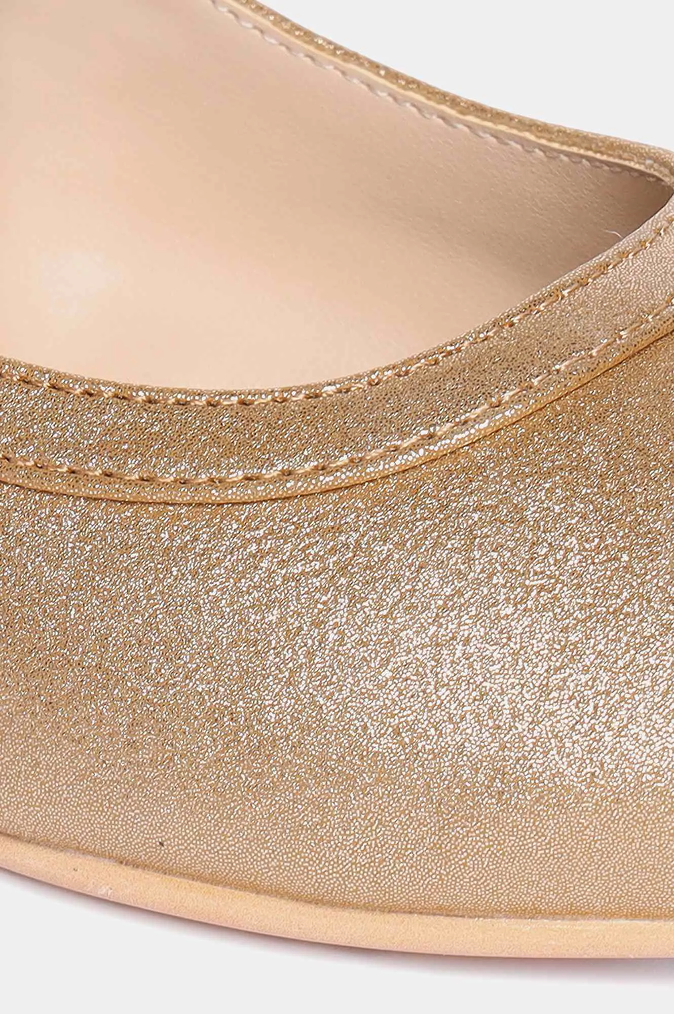 AURELIA GOLD Pointed Toe Flat-ZCELIA
