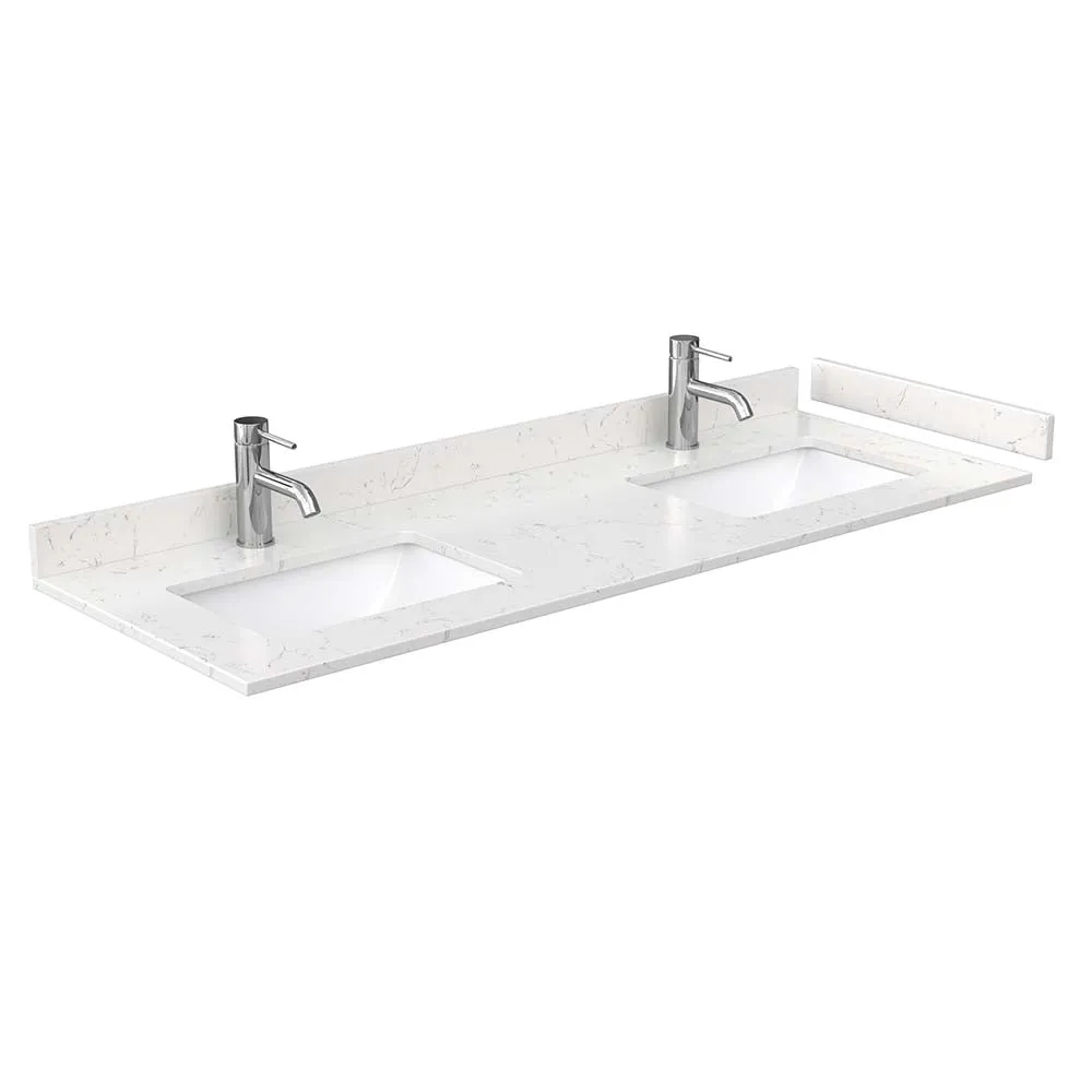 Avery 60 Inch Double Bathroom Vanity in Dark Gray