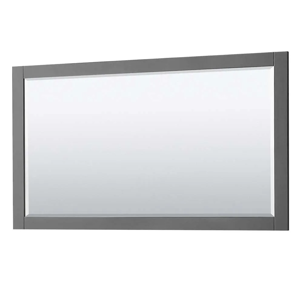 Avery 60 Inch Double Bathroom Vanity in Dark Gray