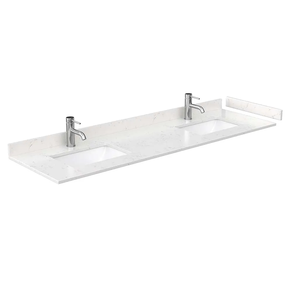 Avery 72 Inch Double Bathroom Vanity in Dark Gray