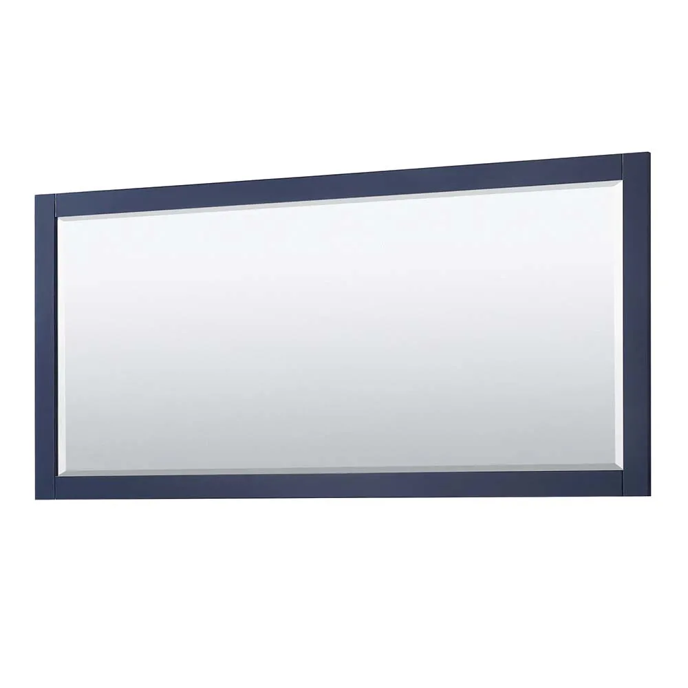 Avery 80 Inch Double Bathroom Vanity in Dark Blue