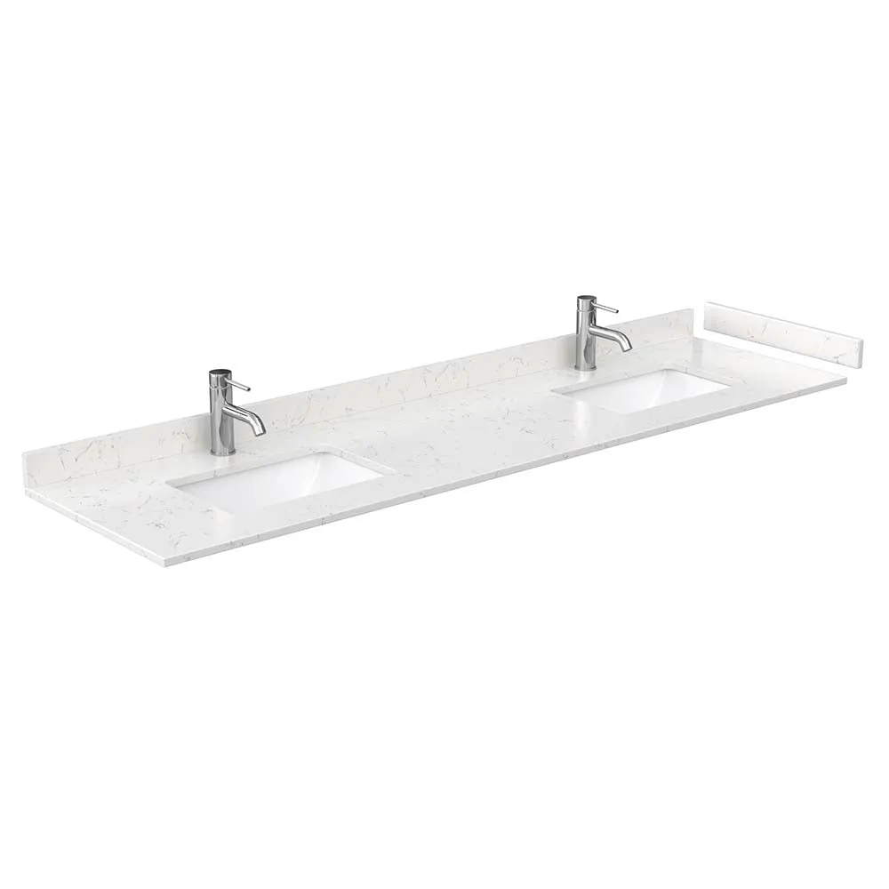 Avery 80 Inch Double Bathroom Vanity in Dark Gray