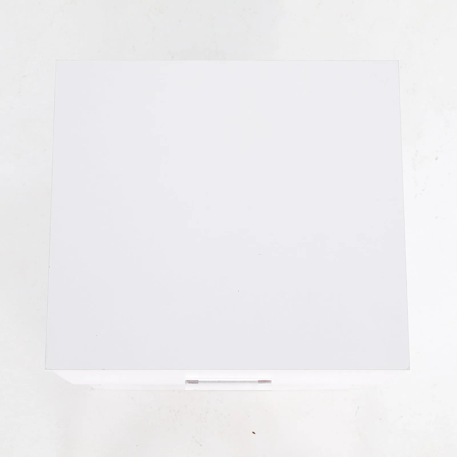 Bedside Table Side Storage Cabinet Nightstand Bedroom 1 Drawer 1 Shelf ELLA - WHITE