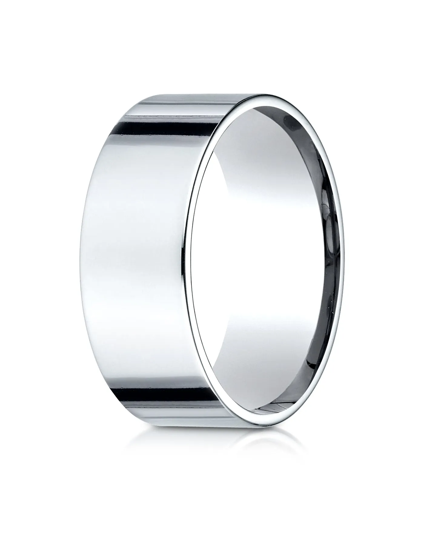 Benchmark Palladium 8mm Flat Comfort-Fit Wedding Band Ring (Sizes 4 - 15 )