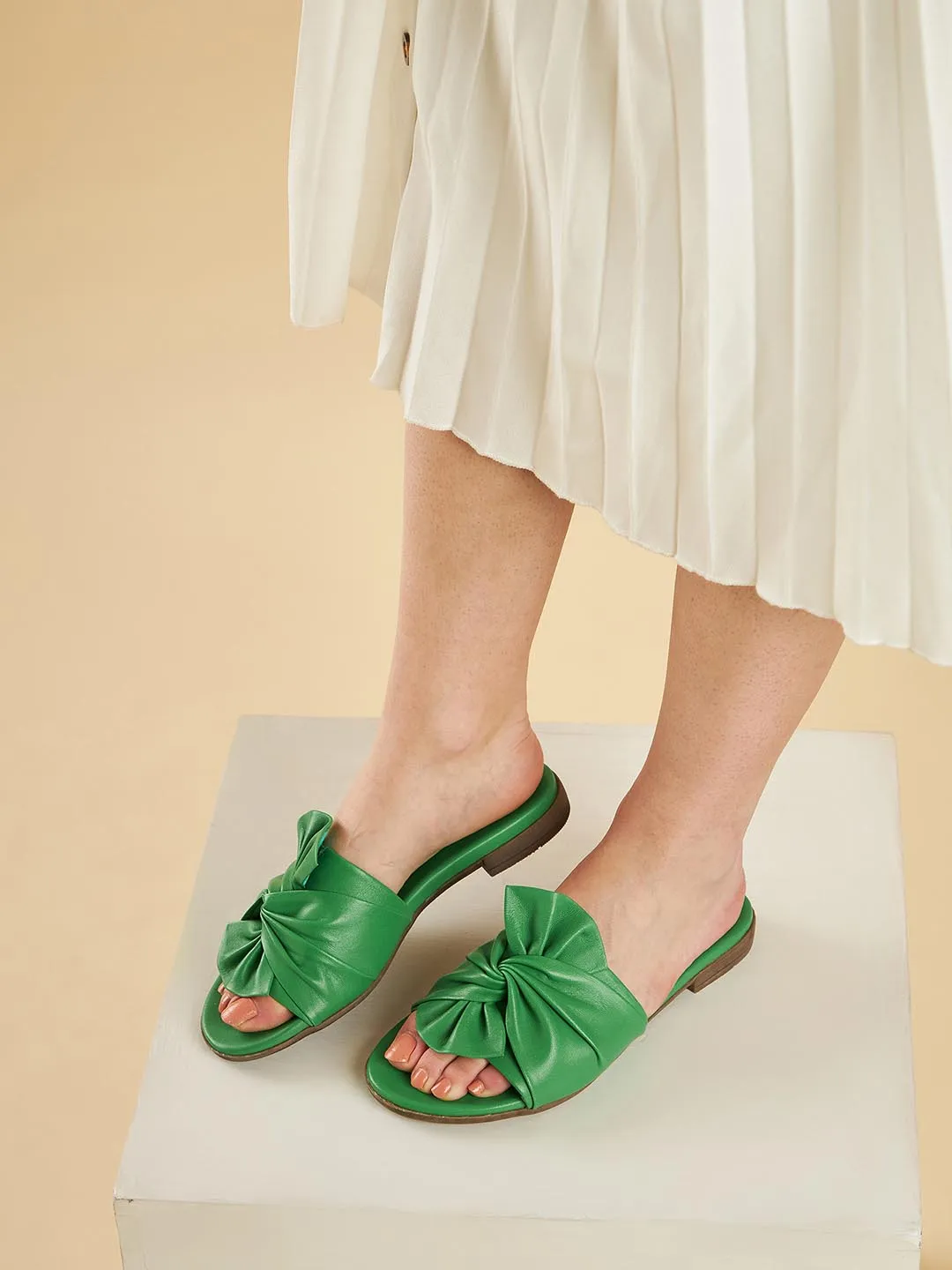 Blaire Leather Slides