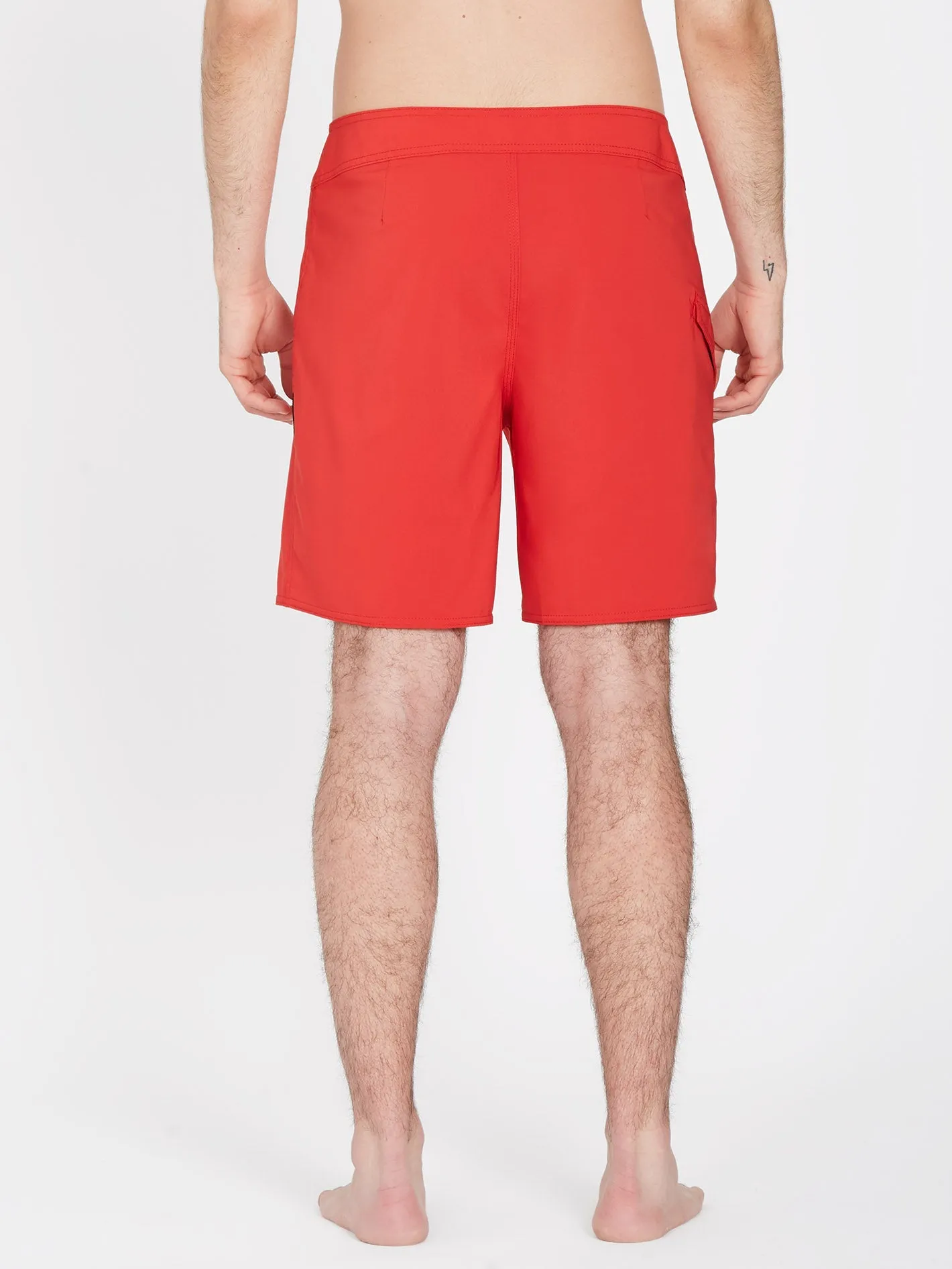 Boardshort Lido Solid Mod 18" - RIBBON RED