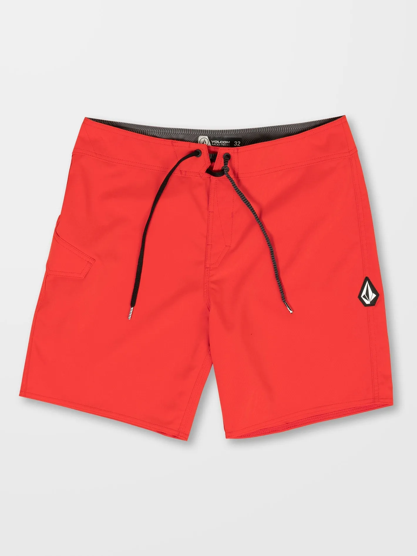 Boardshort Lido Solid Mod 18" - RIBBON RED