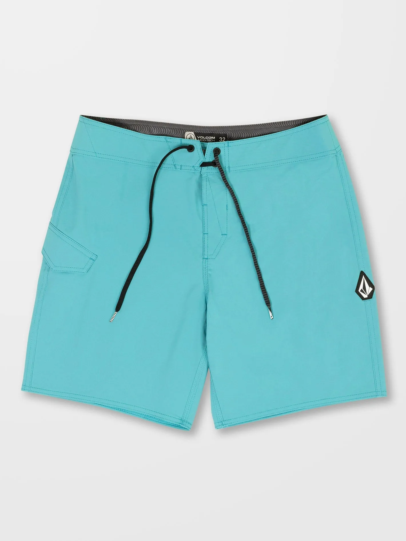 Boardshort Lido Solid Mod 18" - TEMPLE TEAL