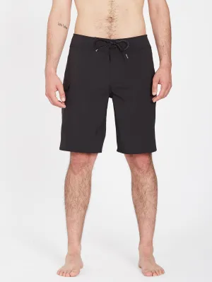 Boardshort Lido Solid Mod 20" - BLACK