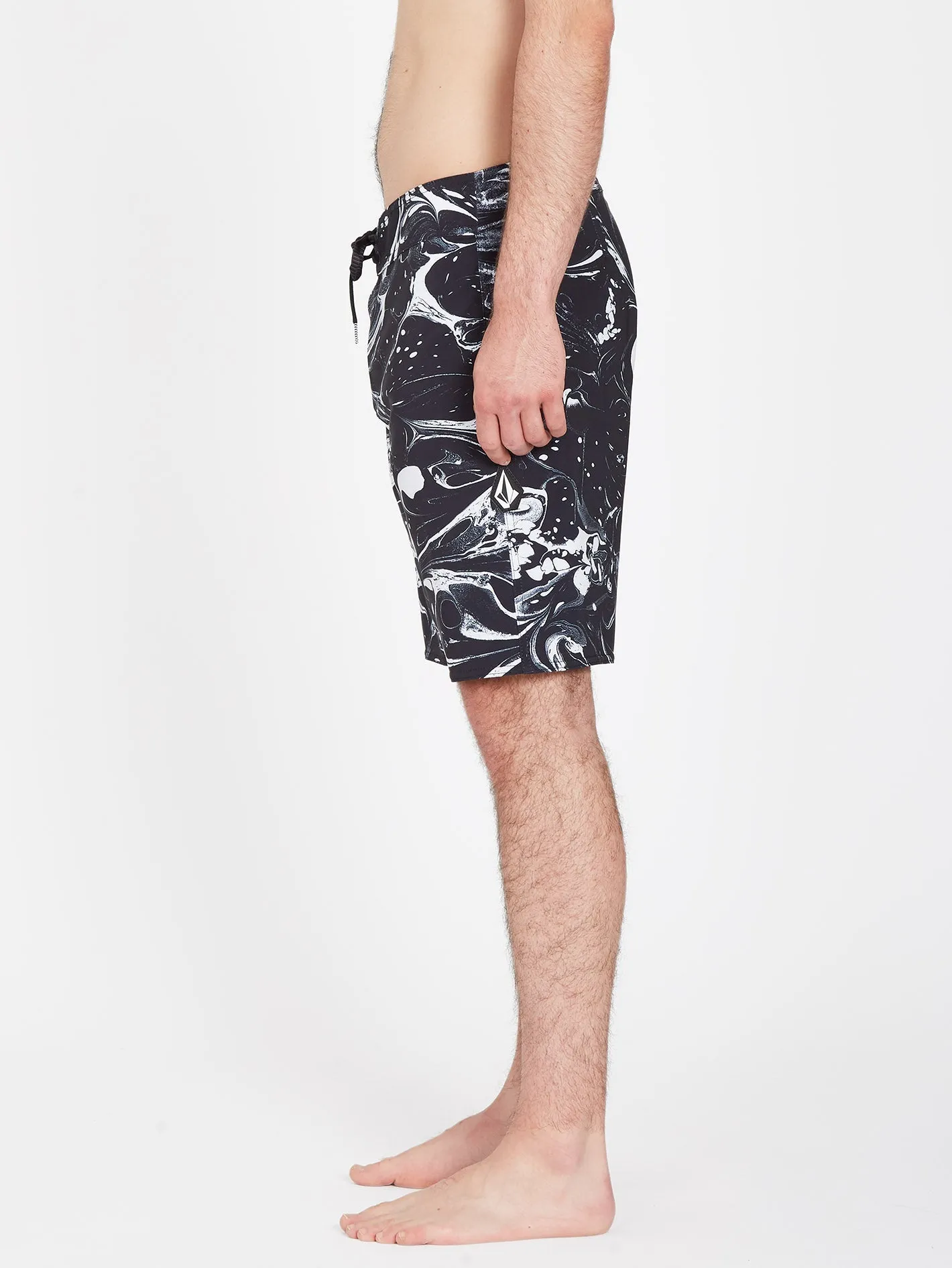 Boardshort Marble Mod 19" - BLACK