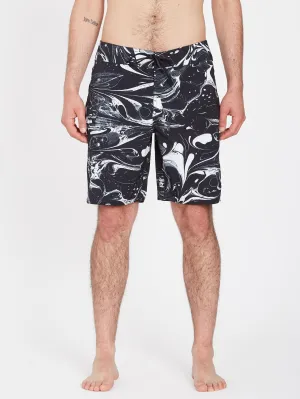 Boardshort Marble Mod 19" - BLACK
