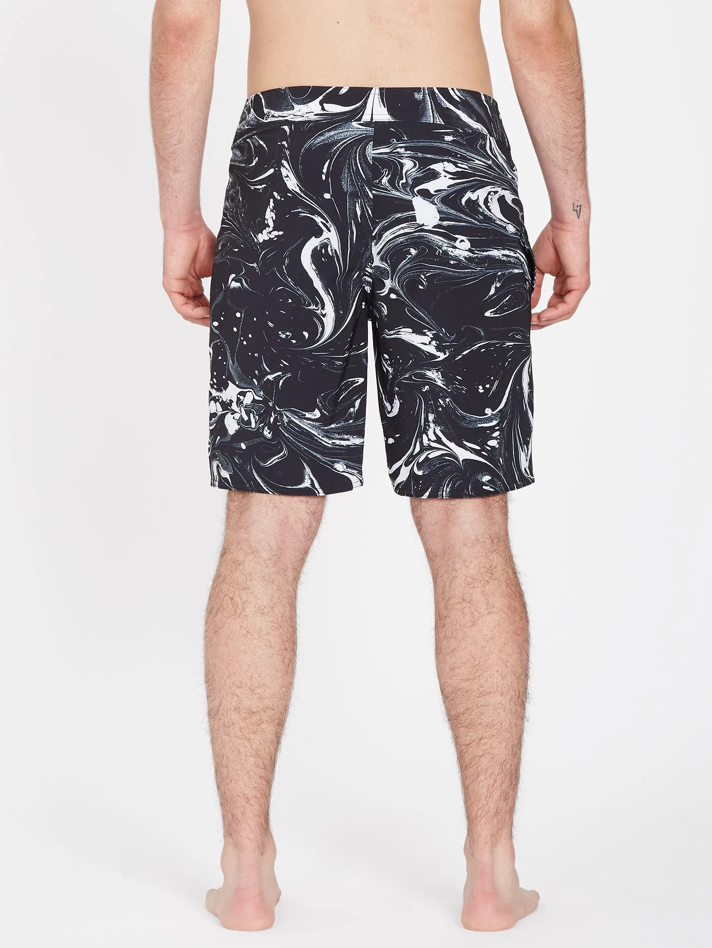 Boardshort Marble Mod 19" - BLACK
