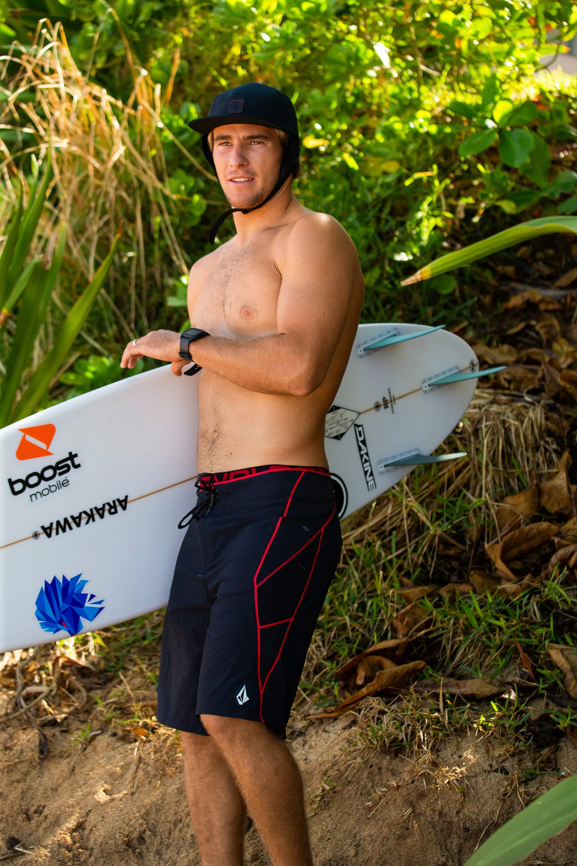 Boardshort Surf Vitals J Robinson 20" - BLACK