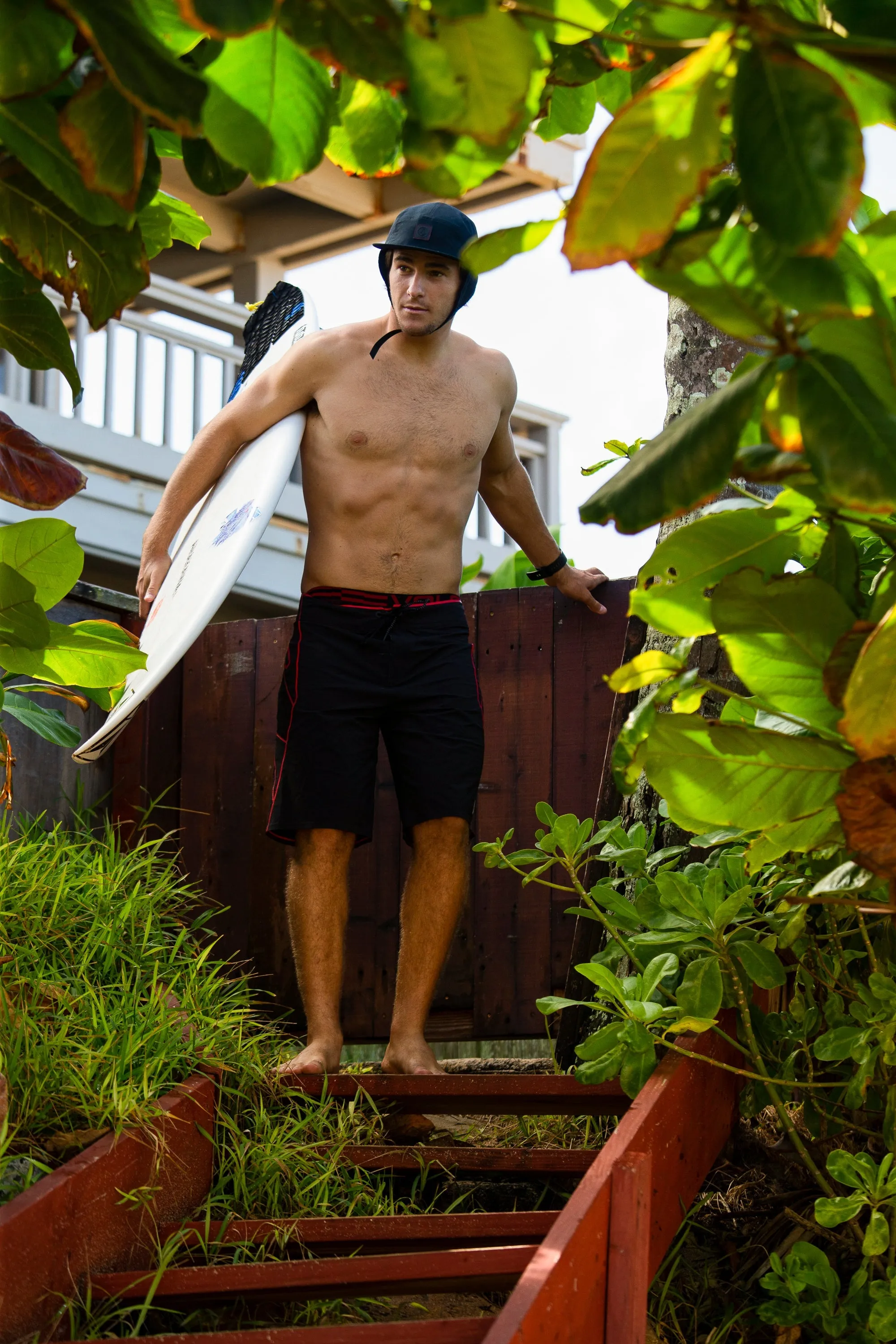 Boardshort Surf Vitals J Robinson 20" - BLACK