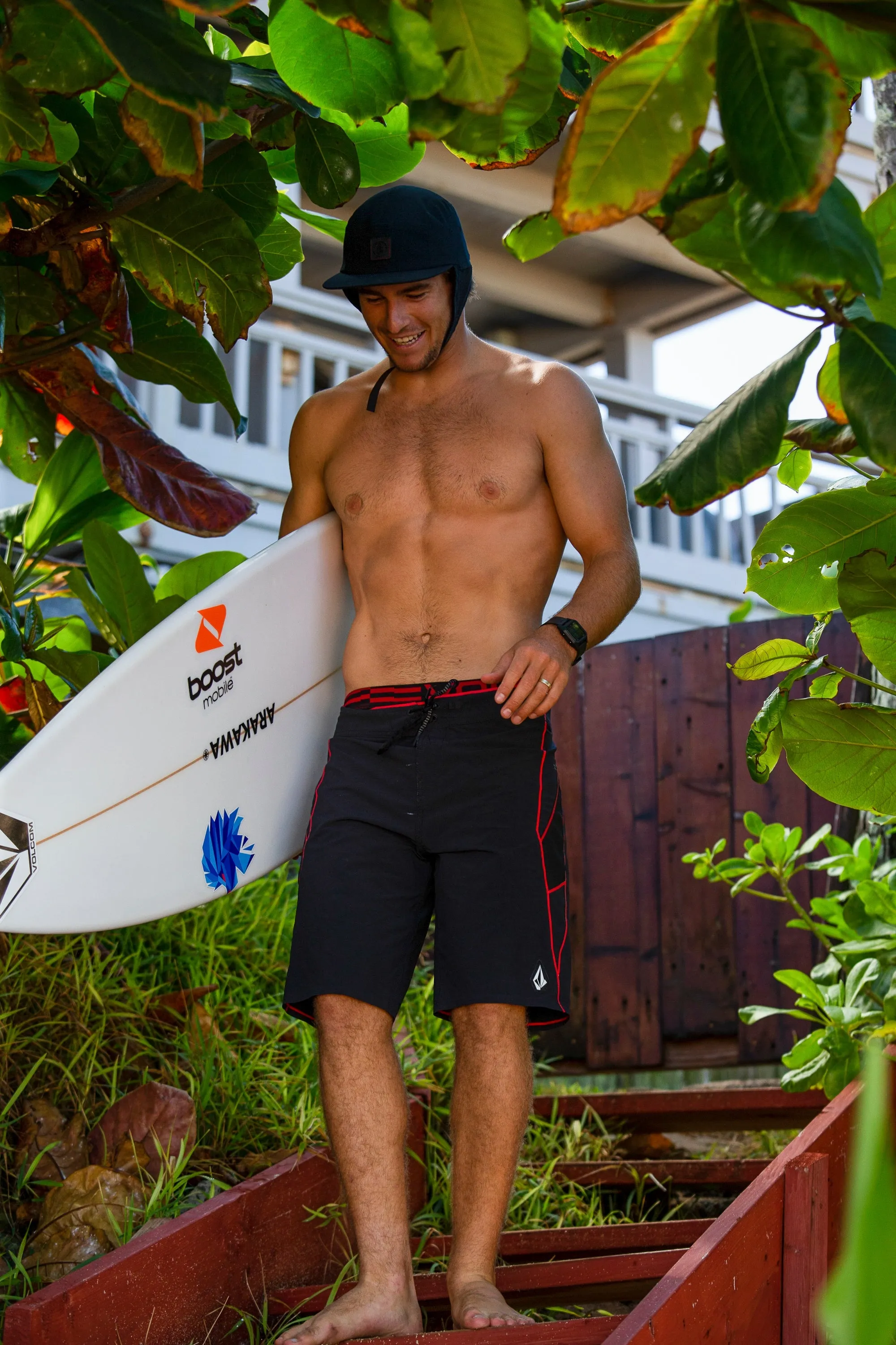 Boardshort Surf Vitals J Robinson 20" - BLACK