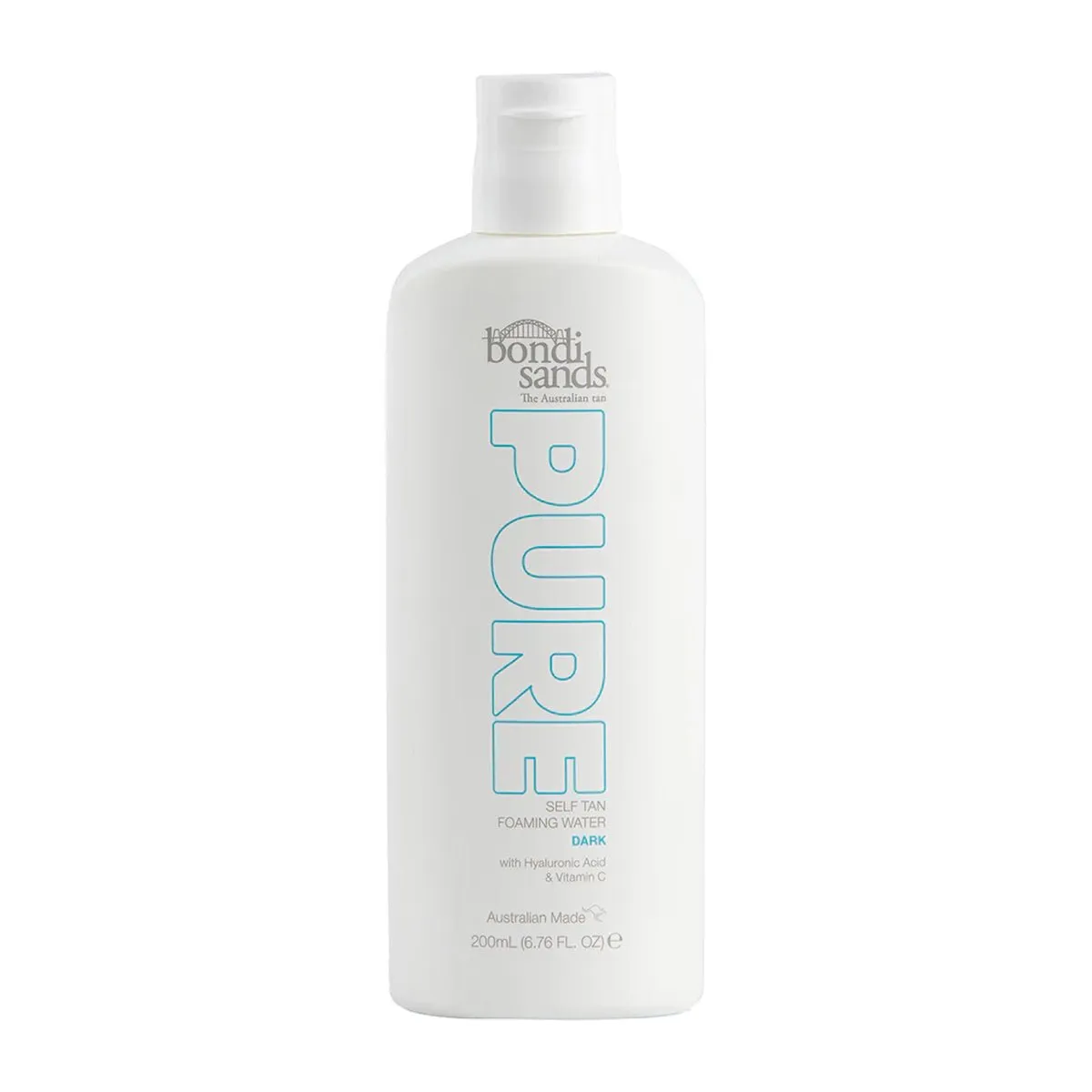 Bondi Sands Pure Self Tan Foaming Water Dark 200mL