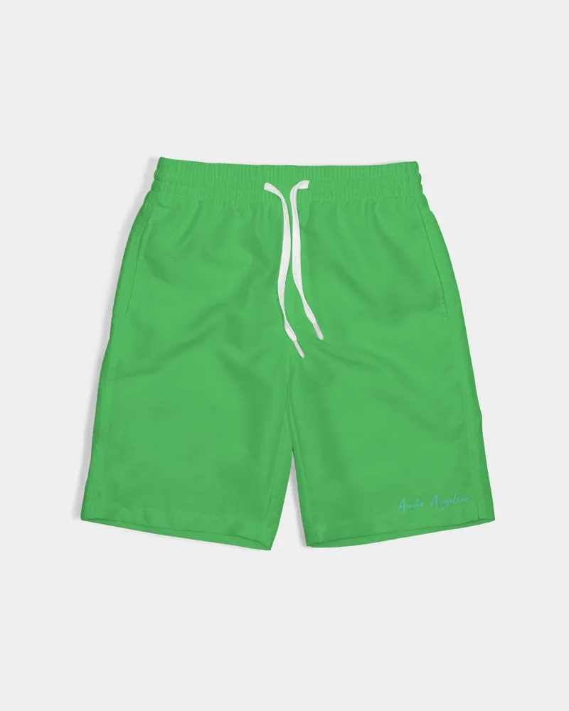 Boys Green Swim Trunk