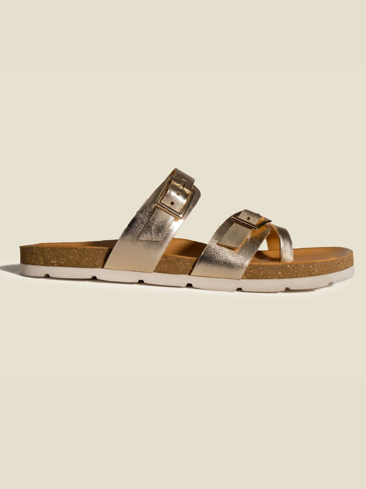 Brescia Leather Slides