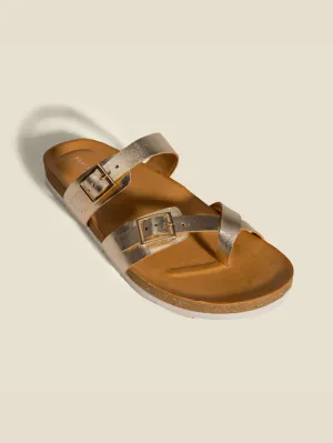 Brescia Leather Slides