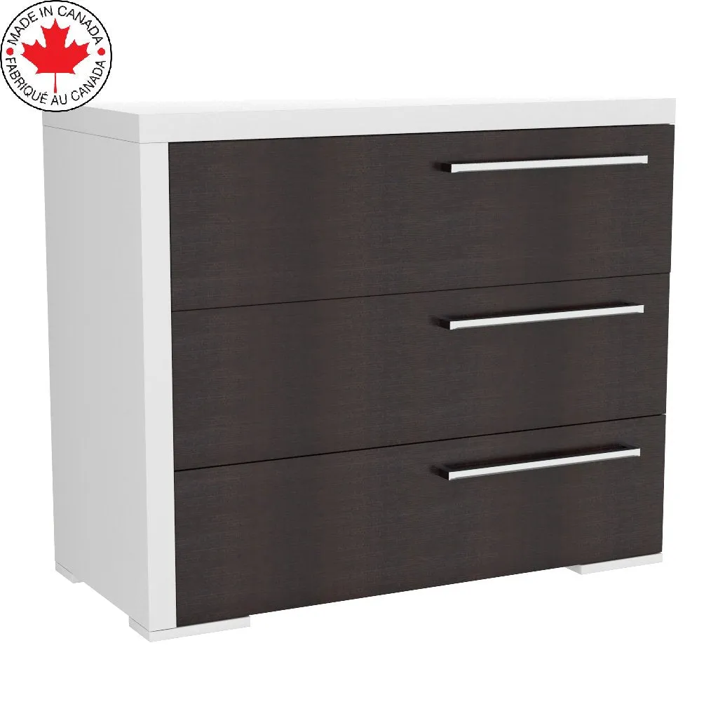 Bureay 3 drawer - Alpine - wood barn and white