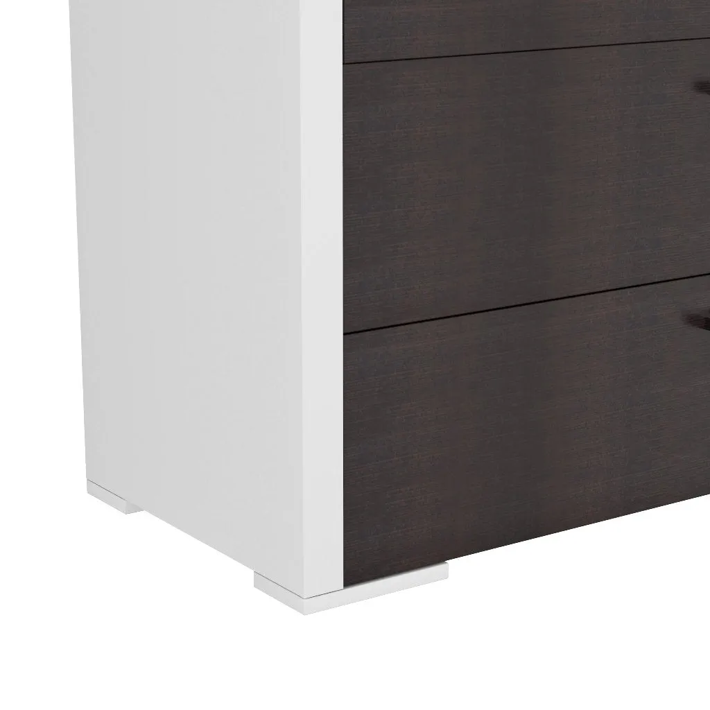 Bureay 3 drawer - Alpine - wood barn and white