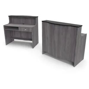 Cameo Reception Desk / Modern Salon Reception Desk by Collins