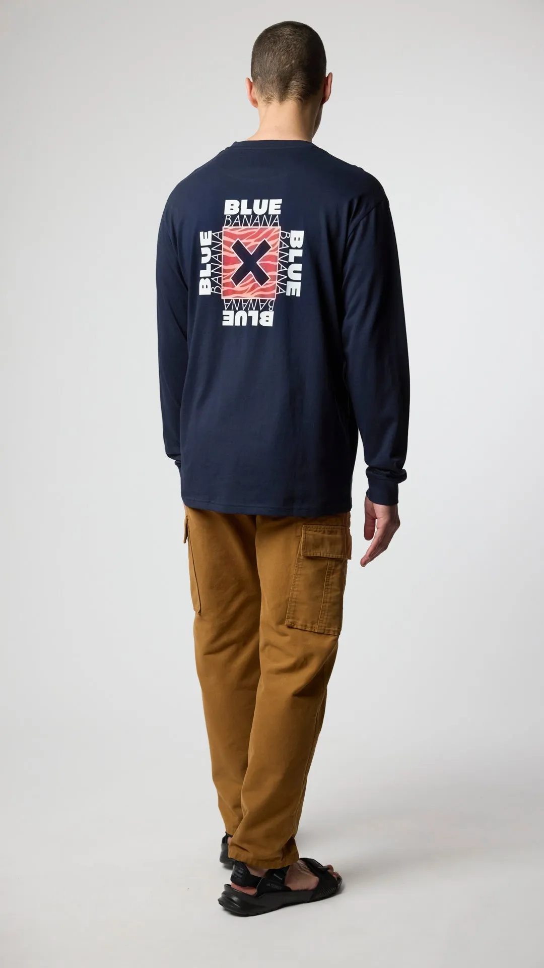 CAMISETA LS FOAM AZUL MARINO