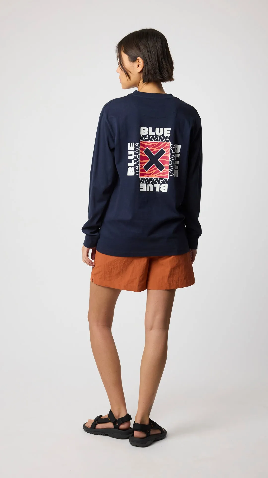 CAMISETA LS FOAM AZUL MARINO
