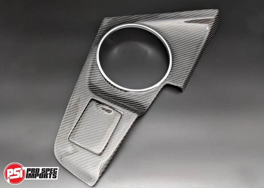 Carbon Fibre A80 (Mk4) Supra Gear Shifter Surround   Ash Tray Lid   Window Switch Cover 3pc Set
