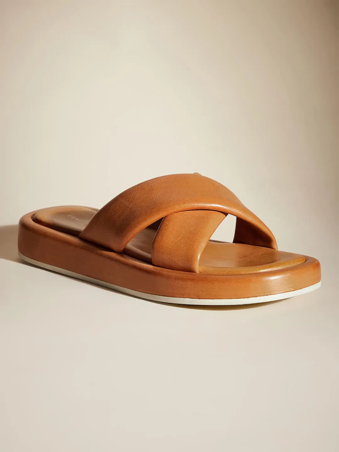 Catherine Leather Slides