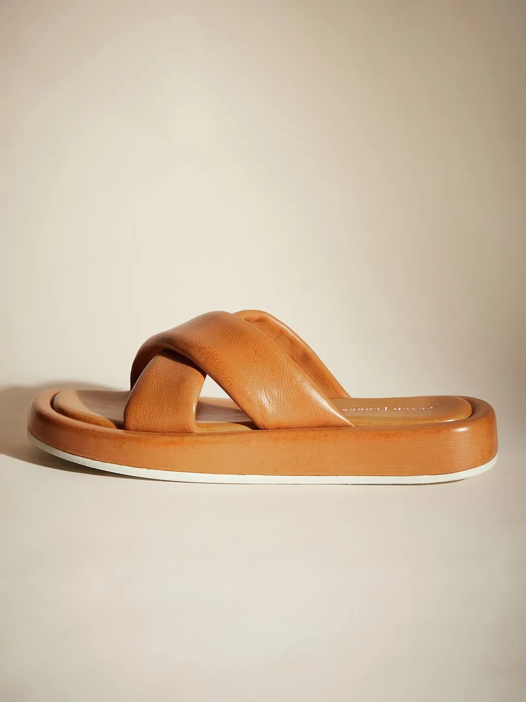 Catherine Leather Slides
