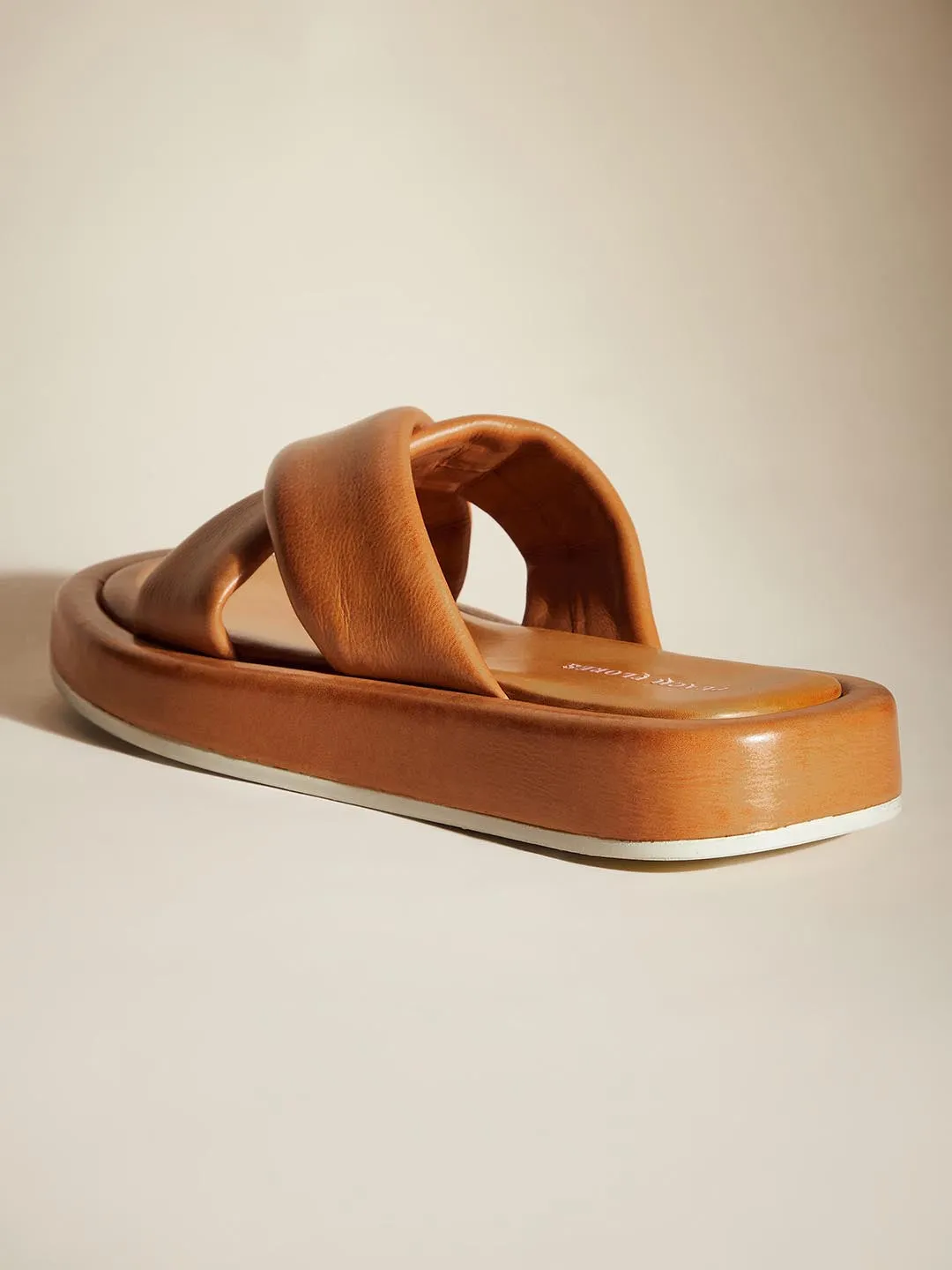Catherine Leather Slides