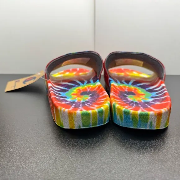 Champion Tie Dye Slides Size 6Y Womens 8