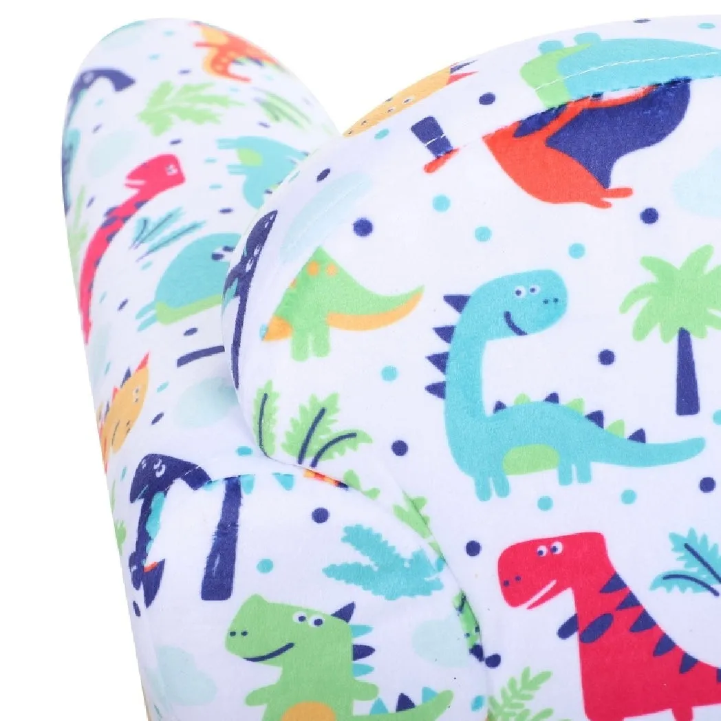 Children’s Dinosaur Design 2 Seater Sofa Chair | Multicoloured | 3-9 Years